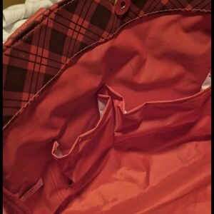 Hello Kitty Red Plaid Tote Bag